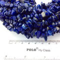 Natural Lapis Lazuli Angular Nugget/Chip Beads with 1mm Holes - Sold by 34" DOUBLE Strands (Approx. 240 Beads) - Measuring 5-15mm, Approx.