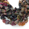 10mm -15mm Tourmaline Freeform Nugget Beads - 14.5" Strand (~ 47 Beads) - Measuring 7-8mm - Natural Semi-Precious Gemstone - Sold by Strands