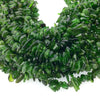 Green Tourmaline Stick Beads - 15" Strand (Approximately 140 Beads) - Measuring 2-5mm x 8-15mm - Natural Semi-Precious Gemstone