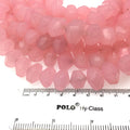 11-12mm x 15-17mm Faceted Dyed Light Pink Jade Nugget Beads - 16.5" Strand (~ 28 Beads per Strand)  - Natural Semi-Precious Gemstone