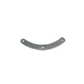 5mm x 40mm Gunmetal Brushed Curved Shaped Connector with 3 Holes Plated Copper Components - Sold in Pre-Counted Bulk Packs of 10 Pieces