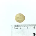 Beadlanta Rich Gold Finish - 15mm Blank Circle/Disc Shaped Plated Copper Jewelry Components - Sold in Packs of 2