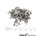 High Quality Antique Brass Plated 4mm Open Jump Rings - Sold in Packs of 200 - Jewelry Findings