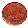 Size 11/0 Glossy Finish Opaque Orange AB Genuine Miyuki Delica Glass Seed Beads - Sold by 7.2 Gram Tubes (Approx. 1300 Beads per 2" Tube)