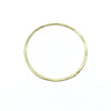 Jewelry Findings 51mm Gold Brushed Finish Open Hammered Circle/Ring/Hoop Shaped Plated Copper Components Sold in Packs of 10 Pieces (660-GD)