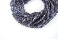 7-8mm Iolite Angular Chip Beads - Double Strand - Natural Semi-Precious Gemstone