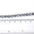 6mm Faceted Natural Hematite Round/Ball Shape Beads - Semi-Precious Gemstone