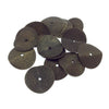 18mm Textured Bronze Plated Copper Wavy Disc/Heishi Washer Shaped Components - Sold in Bulk Packs of 25 Pieces - Great as Bracelet Spacers!
