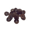 12mm Textured Antique Plated Copper Wavy Disc/Heishi Washer Shaped Components - Sold in Bulk Packs of 25 Pieces - Great as Bracelet Spacers!