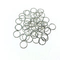 High Quality Silver Plated 8mm Open Jump Rings - Sold in Packs of 55- Jewelry Findings