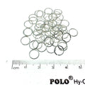High Quality Silver Plated 8mm Open Jump Rings - Sold in Packs of 55- Jewelry Findings