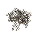 High Quality Antique Brass Plated 4mm Open Jump Rings - Sold in Packs of 200 - Jewelry Findings