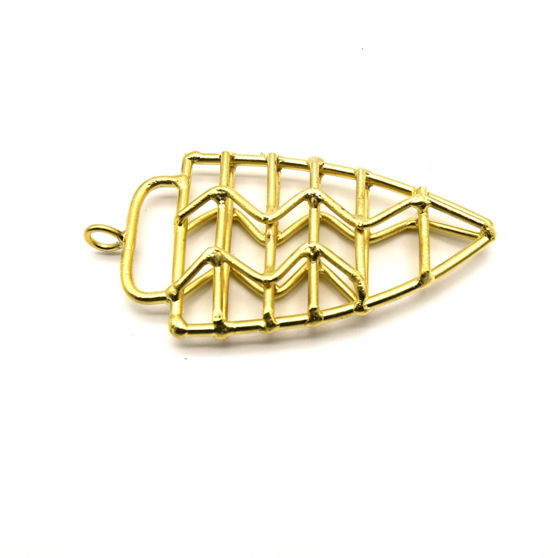 Arrowhead Pendant | Gold Metalwork Arrow Pendant