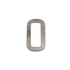 18mm x 35mm Gunmetal Brushed Finish Open Rectangle Shaped Plated Copper Components - Pack of 10