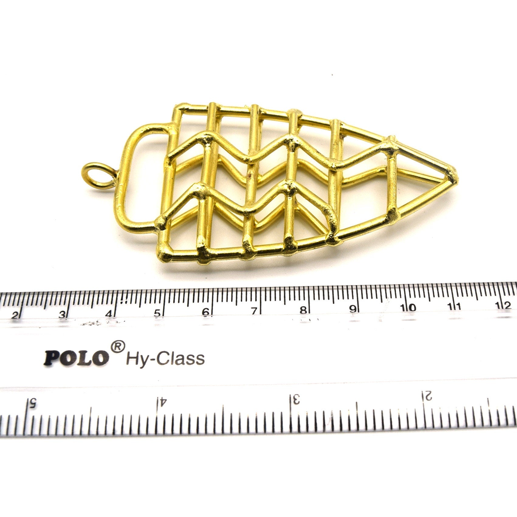 Arrowhead Pendant | Gold Metalwork Arrow Pendant