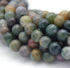 Indian Agate Beads | Natural Smooth Round Gemstone Beads - 2mm 4mm 6mm 8mm 10mm 12mm Available