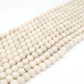 River Stone Beads | Natural Matte Round Gemstone Beads - 4mm 6mm 8mm 10mm Available