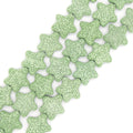 Star Lava Beads | Natural Light Green Lava Rock Beads - 22mm 27mm 42mm Available