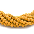 Lava Beads | Mustard Yellow Round Diffuser Beads - 6mm 8mm 10mm 12mm 14mm 16mm 18mm Available