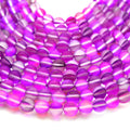 Synthetic Moonstone Beads | Mystic Aura Quartz Beads | Purple Matte Holographic Glass Beads - 6mm 8mm 10mm 12mm Available