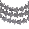 Star Lava Beads | Natural Gray Lava Rock Beads - 22mm 27mm 42mm Available