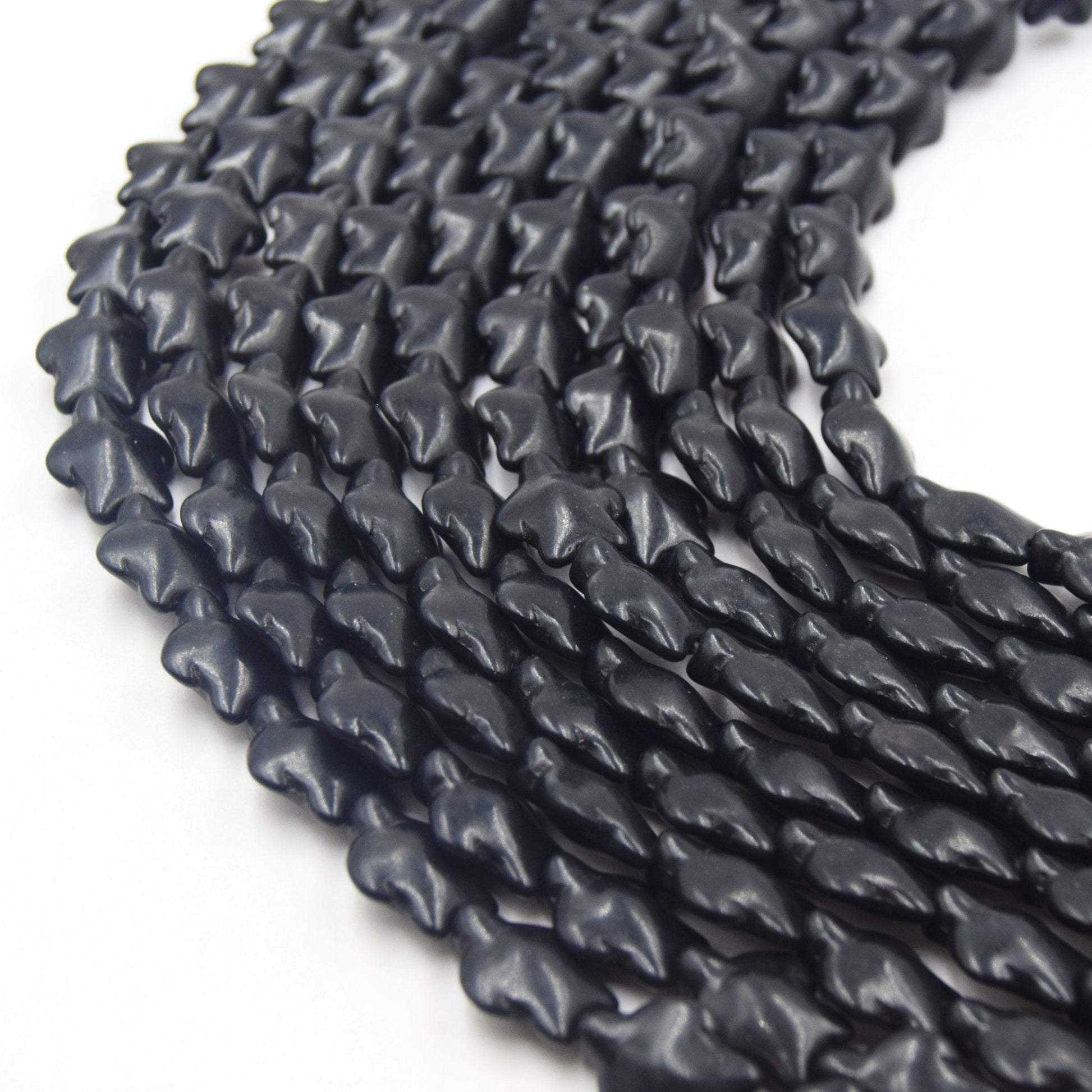 Howlite Turtle Beads | Dyed Turtle Shaped Beads - Available in White Black Turquoise