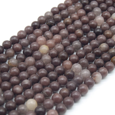 Purple Aventurine Beads - Round Natural Gemstone Beads - 8mm 10mm 12mm Available