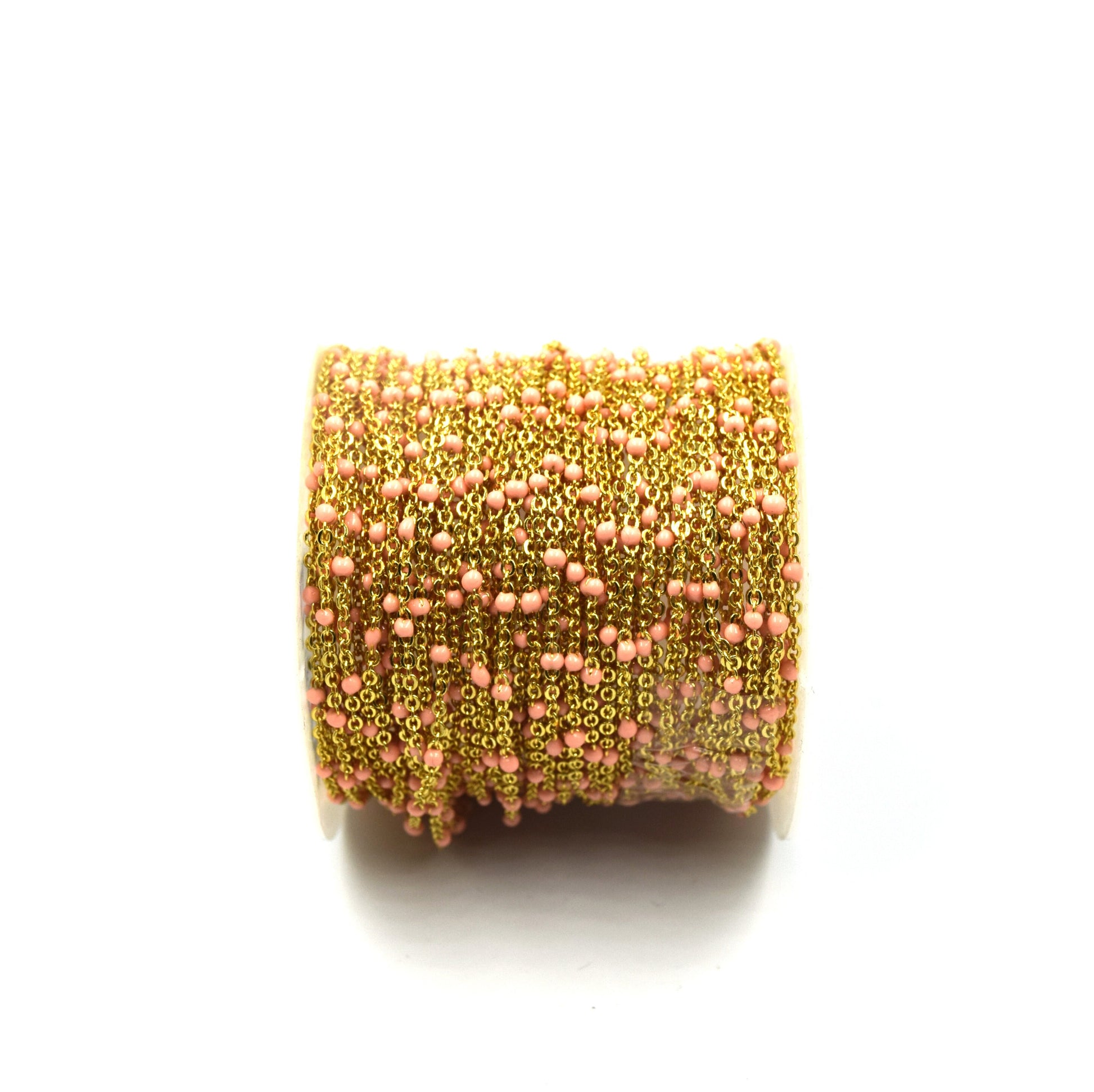 Dainty Chain for Choker Necklace | Enamel Dot Chain | Gold Plated Chain