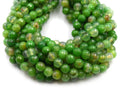 Dyed Agate Beads | Dyed Mixed Green Faceted Round Gemstone Beads | 6mm 8mm 10mm Available