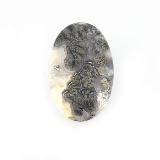 Marcasite Cabochon | Oval Flat Back Cabochon | 32mm x 50mm - 6mm Dome Height | OOAK Natural Gemstone Cabochon