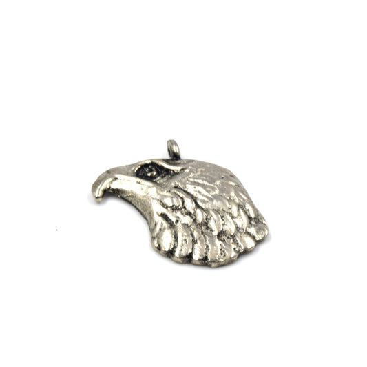 Brass Pendant | 31mm x 35mm Eagle Pendants | Antique Gold and Silver Available