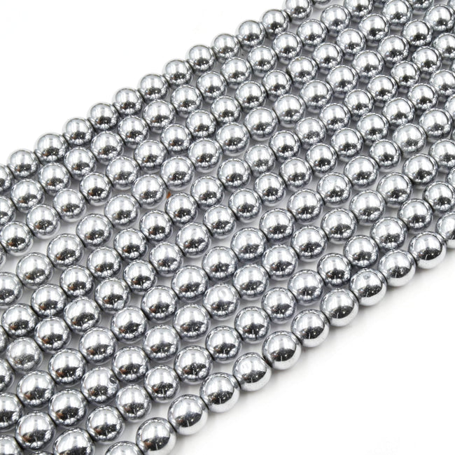 Magnetic hematite beads in bulk store