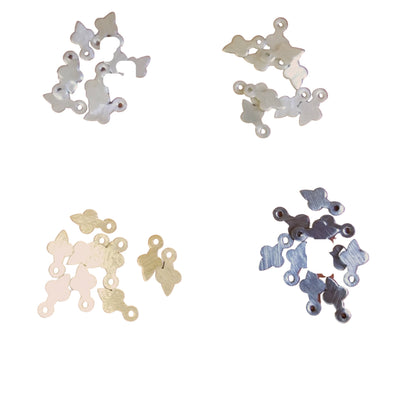 Extra Small Spade Shaped Charms/Drops Components - Measuring 6mm x 12mm - Sold in Packs of 10 Four Finishes Silver/Gold/Dark Gold/Gunmetal