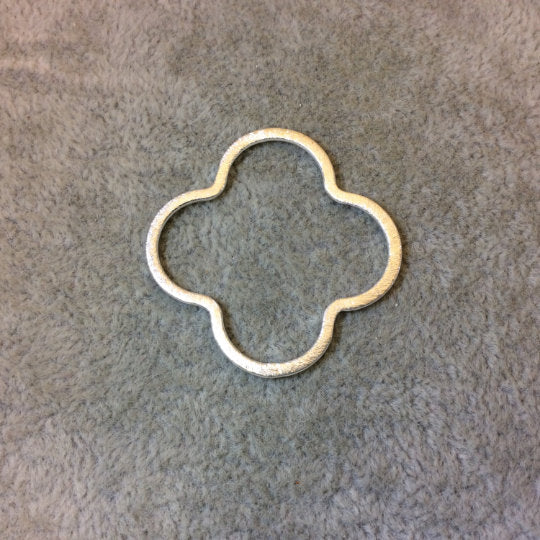 45mm Gold/Silver/Gunmetal Brushed Finish Open Quatrefoil/Clover Shaped Plated Copper Components  Sold Bulk Packs of 10 Pieces (161)