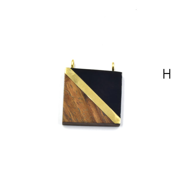 Acrylic Wood Pendants | Resin Pendants | Multiple Shapes and Sizes Available