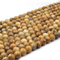 Picture Jasper Beads | Smooth Picture Jasper Round Beads | 6mm 8mm 10mm