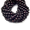 Red Garnet Beads | Smooth Garnet Round Shaped Beads | 6mm 8mm 10mm