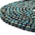 Blue Sky Calsilica Jasper Beads | Smooth Round Calsilica Jasper Beads | 6mm 8mm 10mm | Loose Gemstone Beads