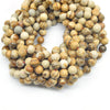 Picture Jasper Beads | Faceted Picture Jasper Round Beads | 6mm 8mm 10mm Available