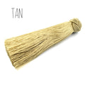 Knot Capped Tassel | 5&quot; Thick Silk Polyester Thread Mala Gypsy Boho Festival Tassel