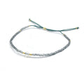Cord Bracelet | Corded Sliding Bracelet with Gemstone Focal Piece | Lapis Green Onyx Black Agate White Agate Blue Jade Bracelet