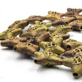 African Brass Beads | African Lost Wax Beads | Casted Brass Beads | Four Shapes Avaiable