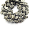 Pyrite Cube Beads | 10mm Natural Cube Shaped Rough Pyrite Beads | Natural Semi-Precious Gemstone Beads - Sold By The Strand