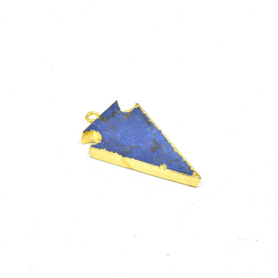Arrowhead Pendant | Electroplated Faux Stone Arrow Pendant | Limited Quantities Available
