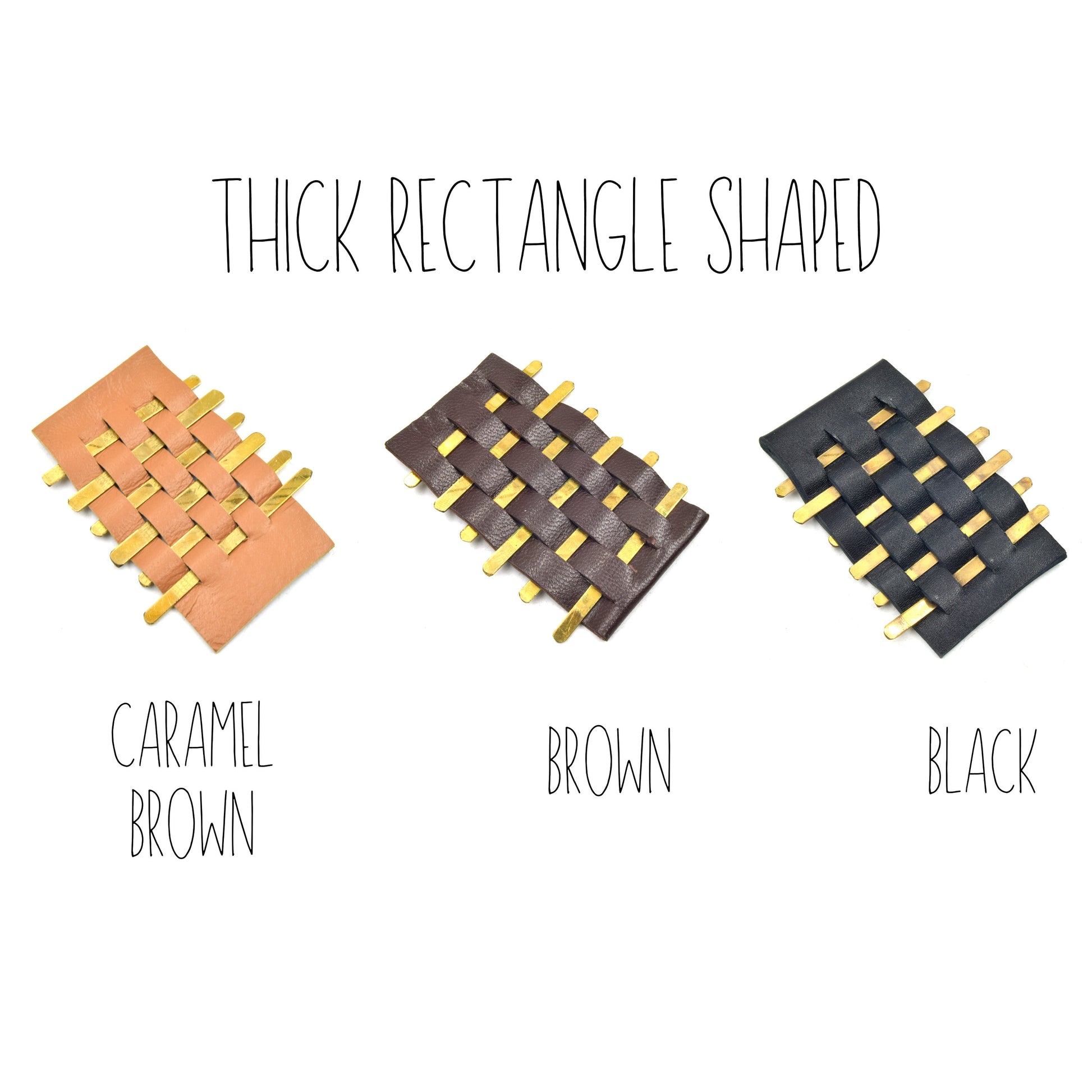 Woven Brass & Leather Pendant | Leather Focal Pendant | Unique Necklace Pendant