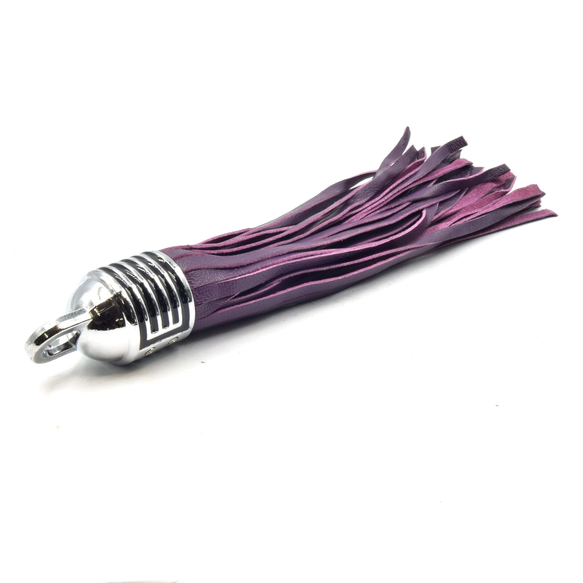 Leather Tassels | 7 inch Leather Tassel with Silver Cap | Leather Pendants | Purple Olive Brown Tassels | Long Tassels