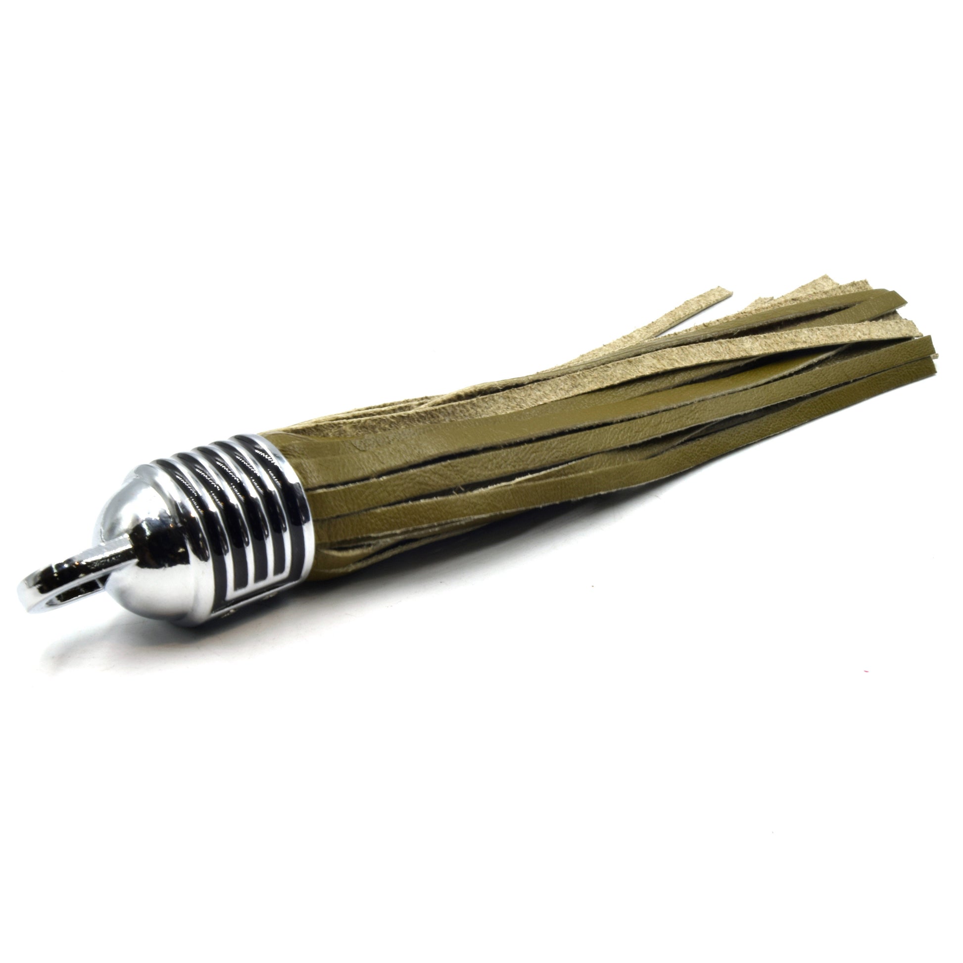 Leather Tassels | 7 inch Leather Tassel with Silver Cap | Leather Pendants | Purple Olive Brown Tassels | Long Tassels