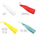 Tassels | 3 inch Wrap Cap Tassel for Jewelry Making | Mala Tassel