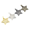 CZ Star Pendant | Celestial Charm | Star Charm | CZ Charm | Gold Star Silver Star Bronze Star Gunmetal Star | Cubic Zirconia Pendant