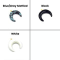 Glass Crescent Pendant | Glass Art Pendant | Crescent Charm | Colored Glass Pendant | Pendant for Necklace or Bracelet
